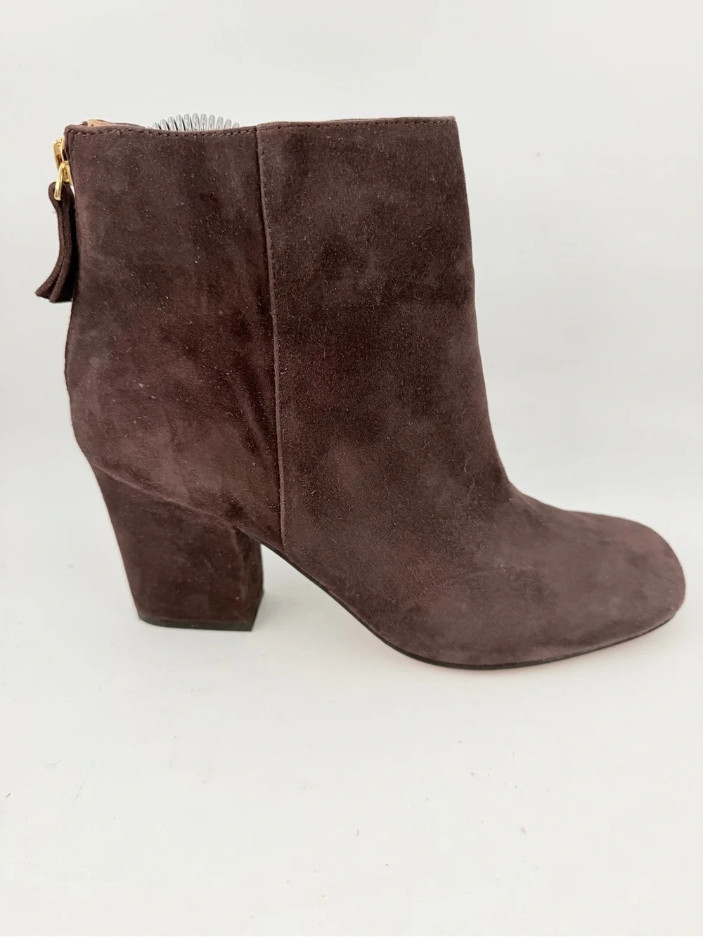 NEW! Nine West Women’s Genevieve -SZ 7.5- Brown Suede Ankle Boots